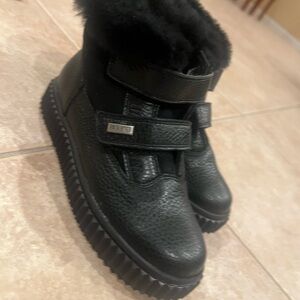 Naturino Stylish Black Kids winter Boots Size 12